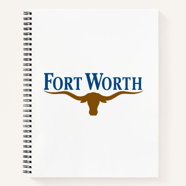 Cuaderno Bandera de Fort Worth (Texas) (Anverso)