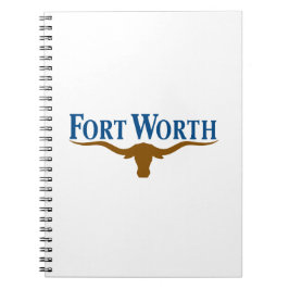 Cuaderno Bandera de Fort Worth (Texas)