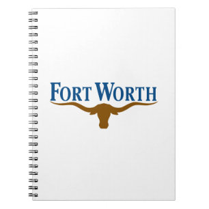 Cuaderno Bandera de Fort Worth (Texas)