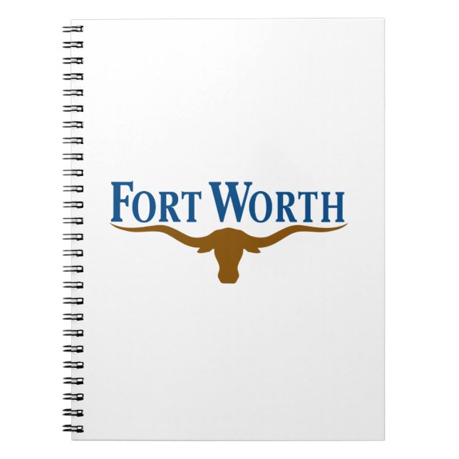 Cuaderno Bandera de Fort Worth (Texas) (Frente)