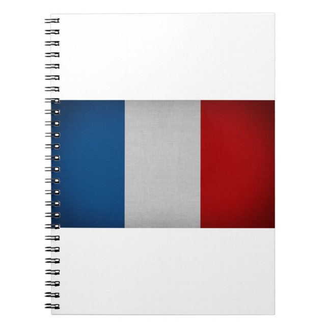 Cuaderno Bandera de Francia (Frente)