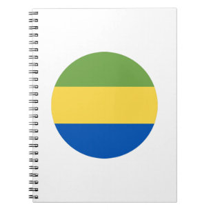 Cuaderno Bandera de Gabón