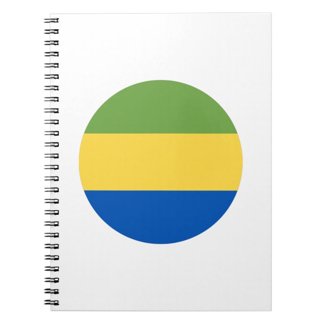 Cuaderno Bandera de Gabón (Frente)