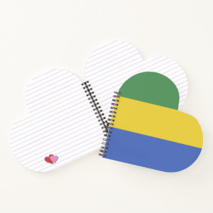 Cuaderno Bandera de Gabón