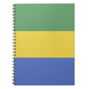 Cuaderno Bandera de Gabón