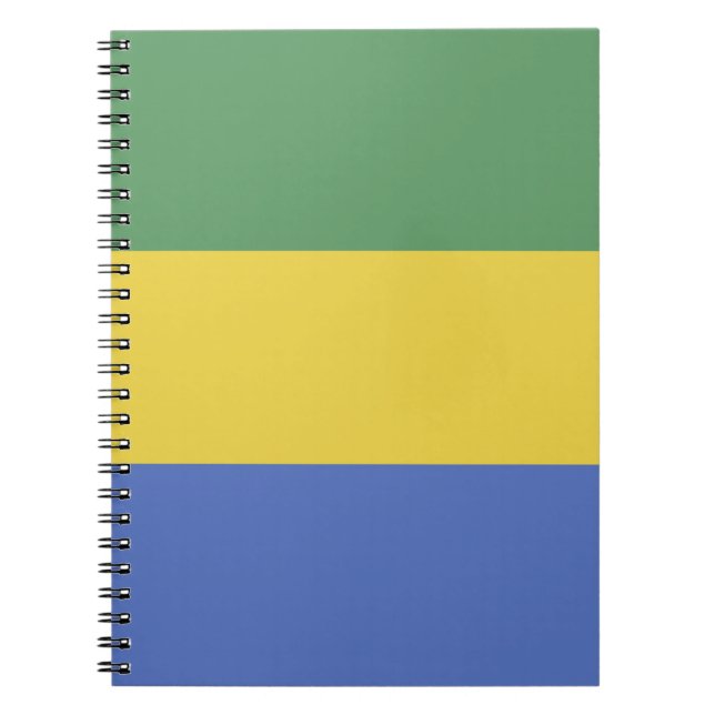 Cuaderno Bandera de Gabón (Frente)