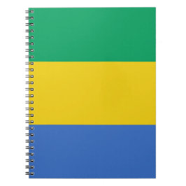 Cuaderno Bandera de Gabón