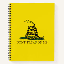 Cuaderno Bandera de Gadsden (no me toques) (Serpiente de Es