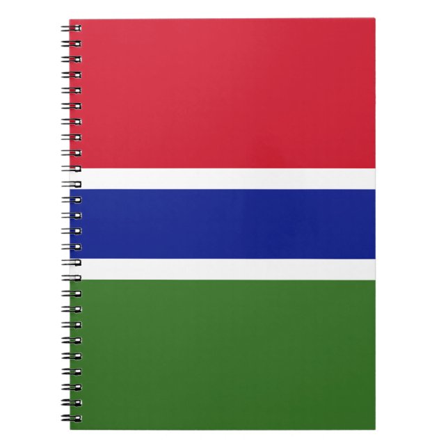 Cuaderno Bandera de Gambia (Frente)