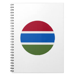 Cuaderno Bandera de Gambia
