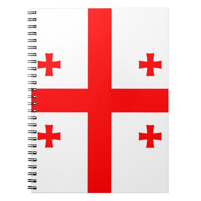 Cuaderno Bandera de Georgia (Frente)