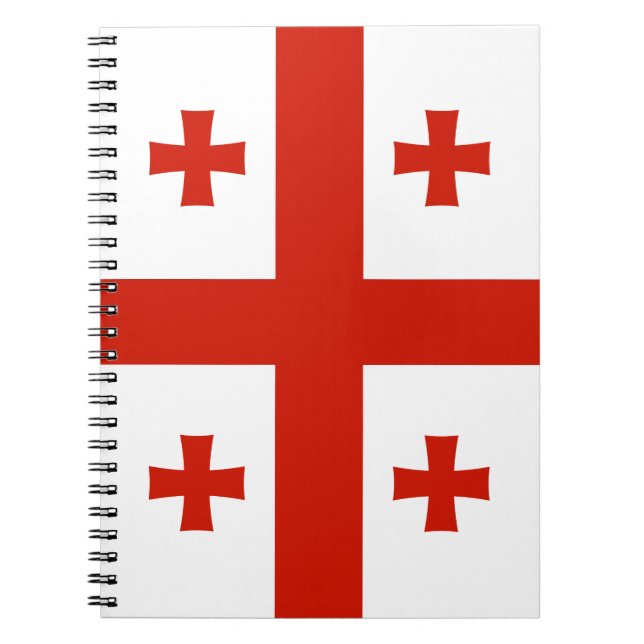 Cuaderno Bandera de Georgia (Frente)