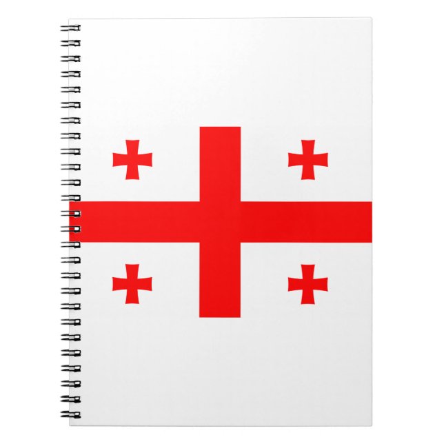 Cuaderno Bandera de Georgia (Frente)