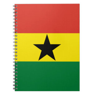 Cuaderno Bandera de Ghana
