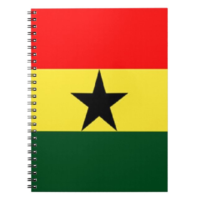 Cuaderno Bandera de Ghana (Frente)
