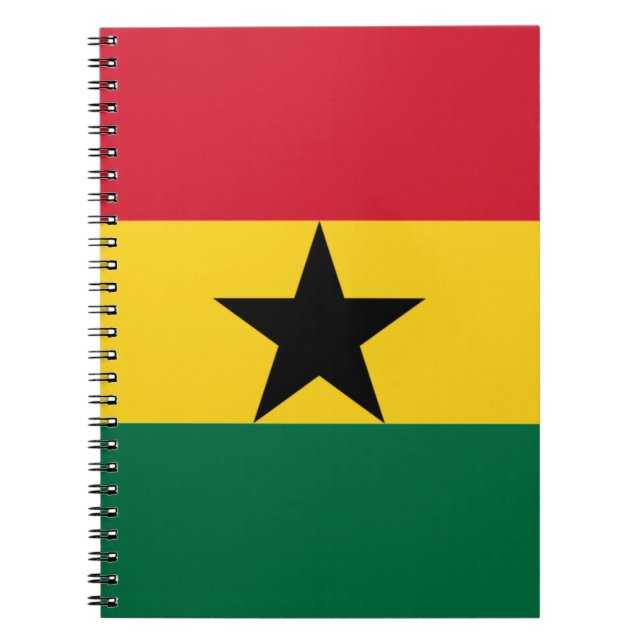 Cuaderno Bandera de Ghana (Frente)