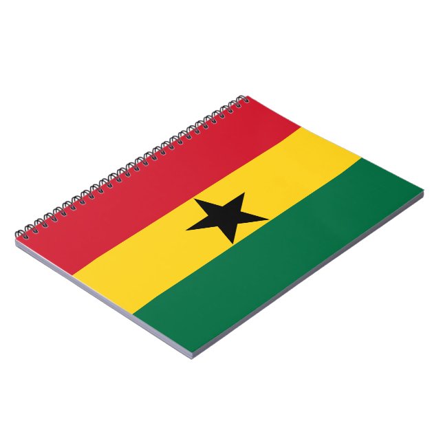 Cuaderno Bandera de Ghana (Lado Izquierdo)