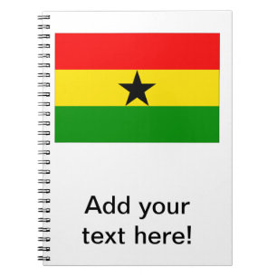 Cuaderno Bandera de Ghana