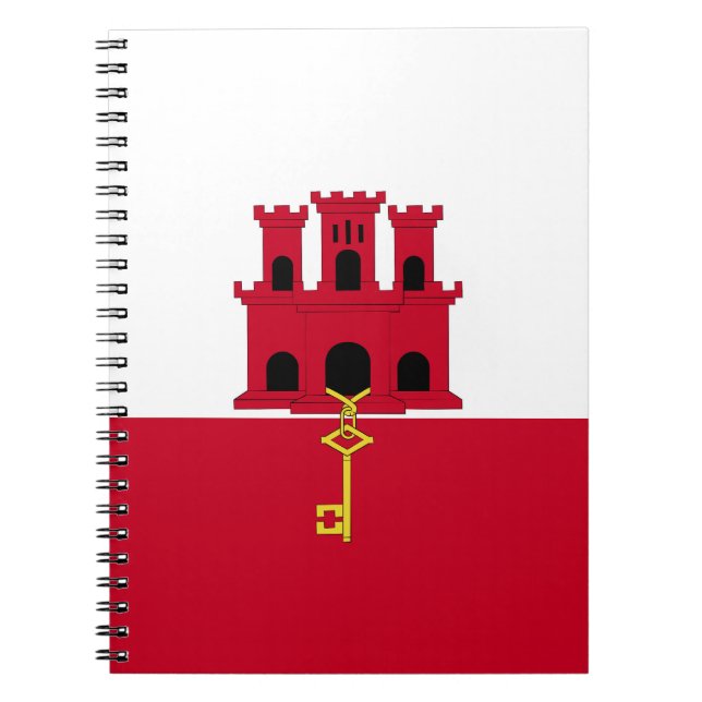 Cuaderno Bandera de Gibraltar (Frente)