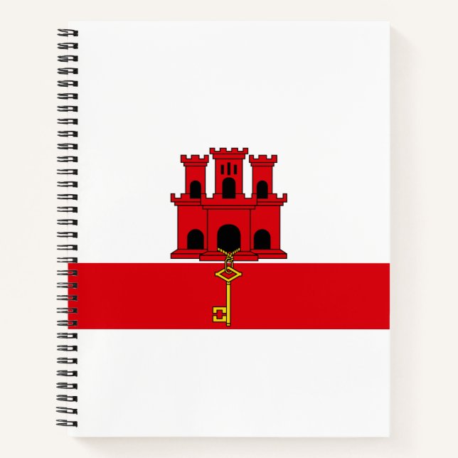 Cuaderno Bandera de Gibraltar (Anverso)
