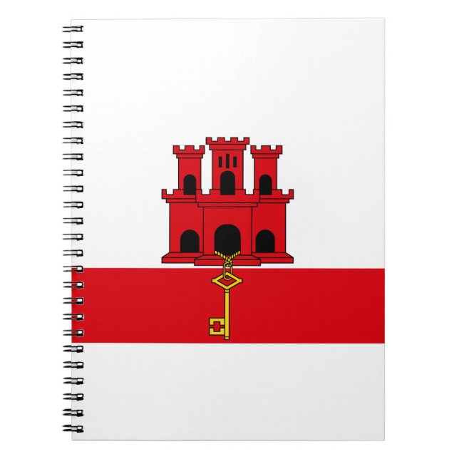 Cuaderno Bandera de Gibraltar (Frente)