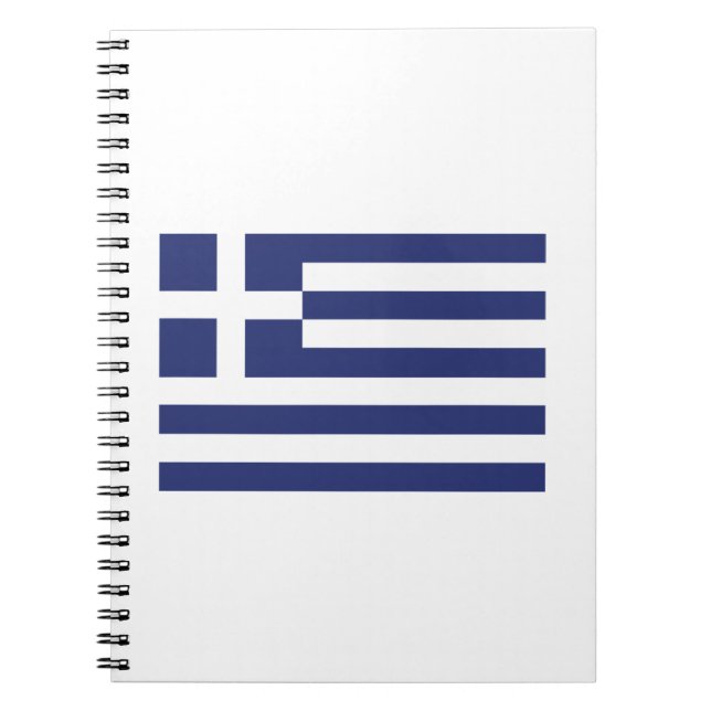 Cuaderno Bandera de Grecia (Frente)