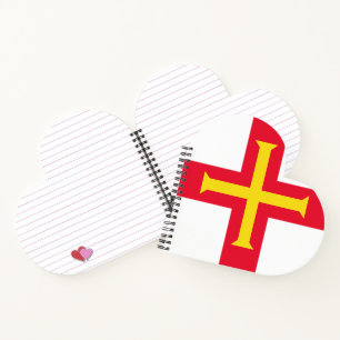 Cuaderno Bandera de Guernsey