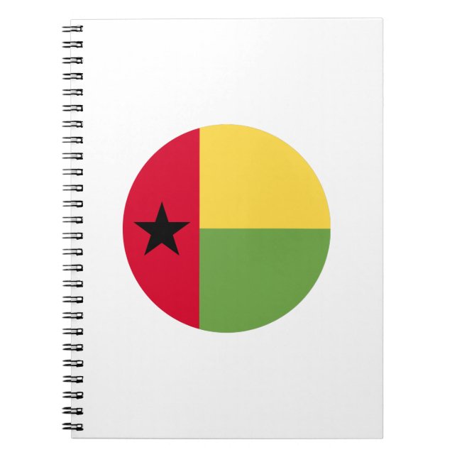 Cuaderno Bandera de Guinea Bissau (Frente)