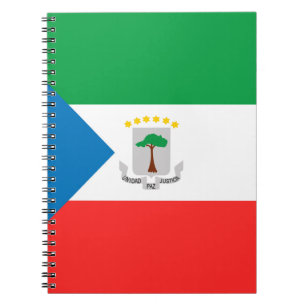 Cuaderno Bandera de Guinea Ecuatorial