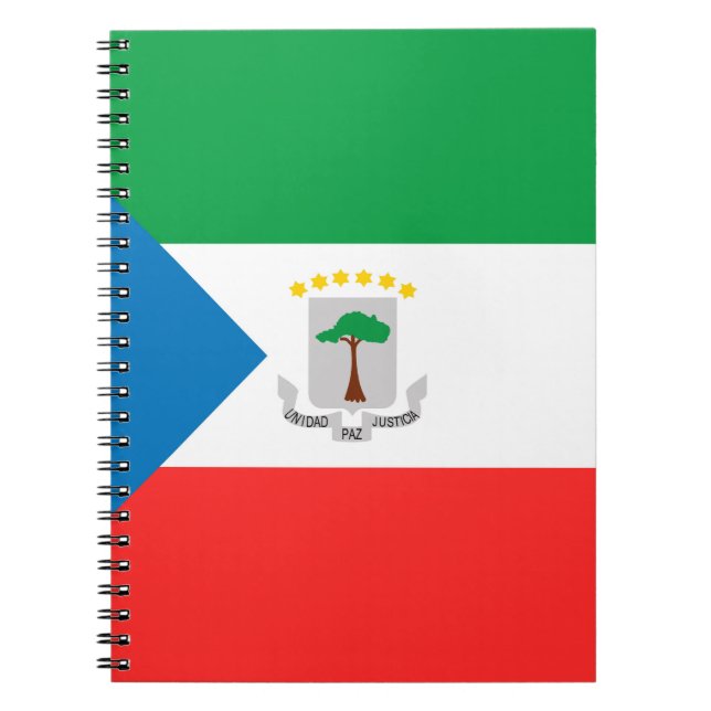 Cuaderno Bandera de Guinea Ecuatorial (Frente)