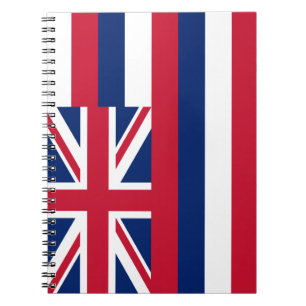 Cuaderno Bandera de Hawaii (Estado de los Estados Unidos)