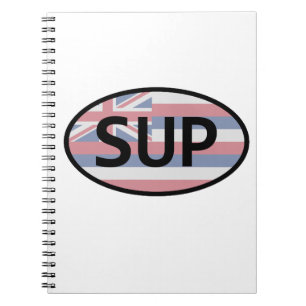 Cuaderno Bandera de Hawaii Standup Paddling