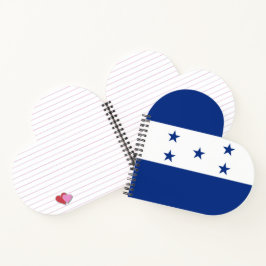 Cuaderno Bandera de Honduras