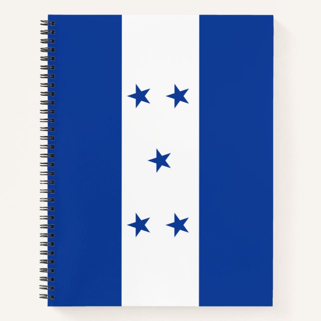 Cuaderno Bandera de Honduras (Anverso)