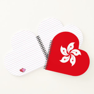 Cuaderno Bandera de Hong Kong