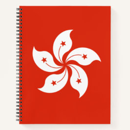 Cuaderno Bandera de Hong Kong