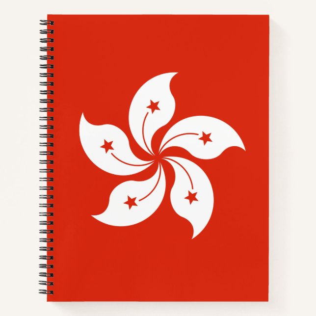 Cuaderno Bandera de Hong Kong (Anverso)