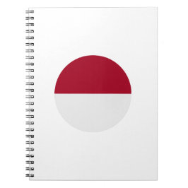 Cuaderno Bandera de Indonesia
