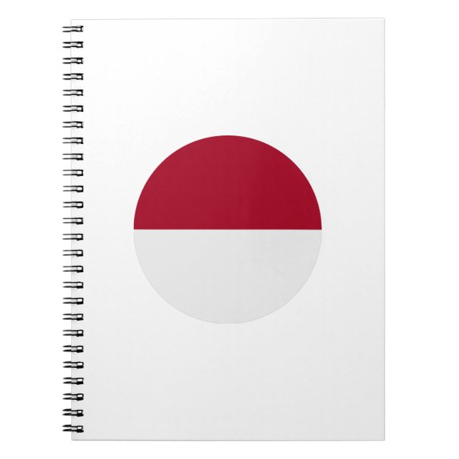 Cuaderno Bandera de Indonesia (Frente)