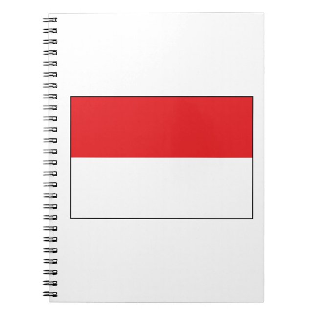 Cuaderno Bandera de Indonesia (Frente)