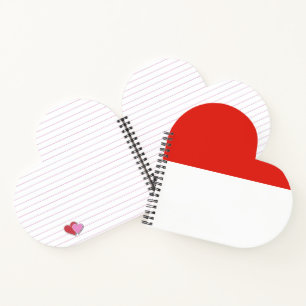 Cuaderno Bandera de Indonesia