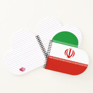 Cuaderno Bandera de Irán