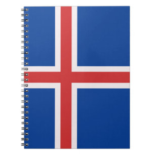Cuaderno Bandera de Islandia