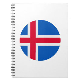 Cuaderno Bandera de Islandia