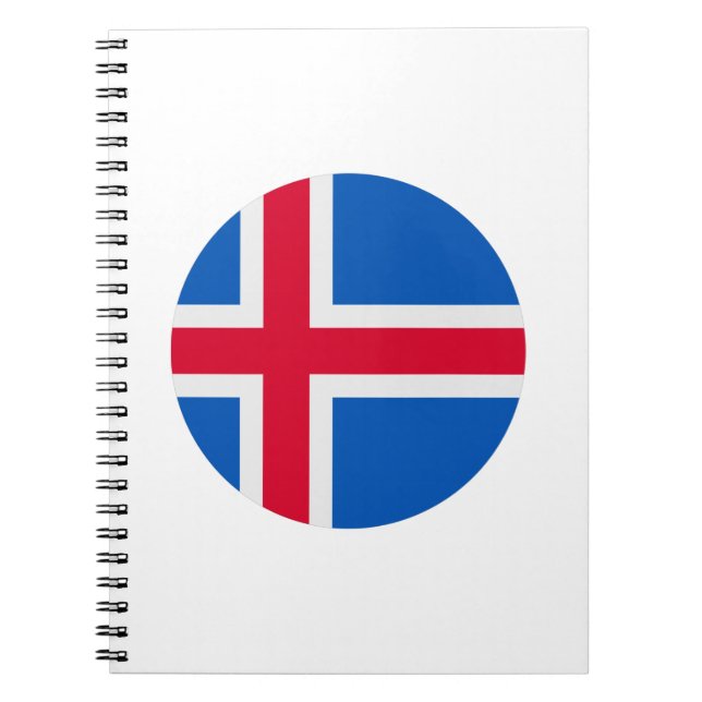 Cuaderno Bandera de Islandia (Frente)