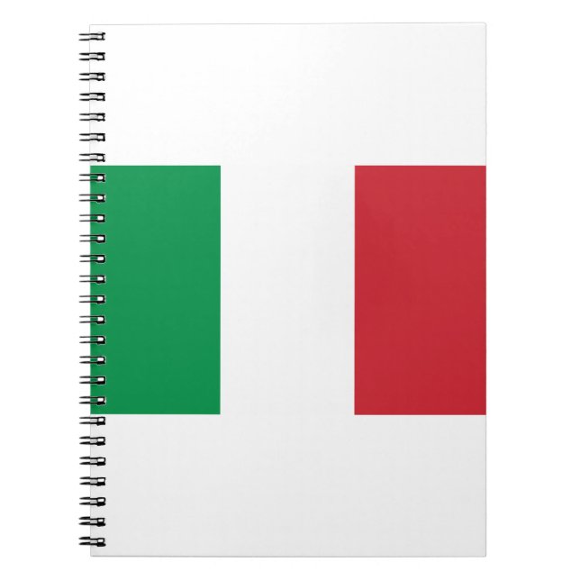Cuaderno Bandera de Italia (Frente)