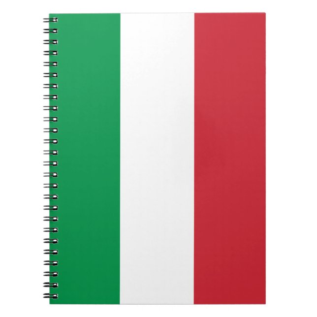 Cuaderno Bandera de Italia (Frente)