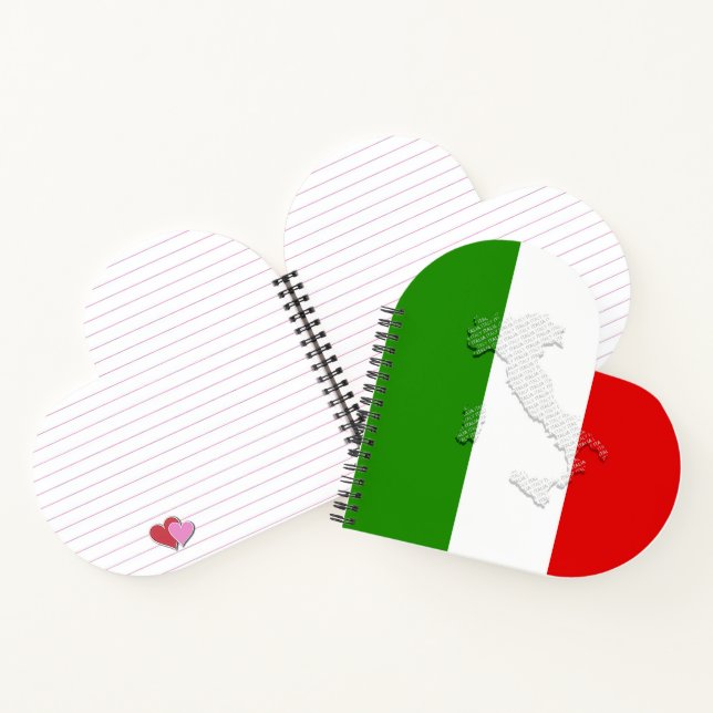 Cuaderno Bandera de Italia (Interior)