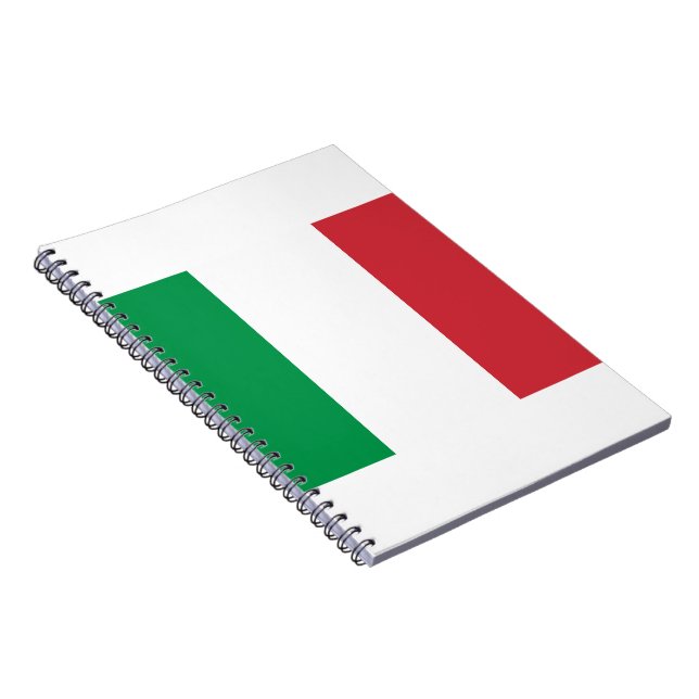 Cuaderno Bandera de Italia (Lado Derecho)