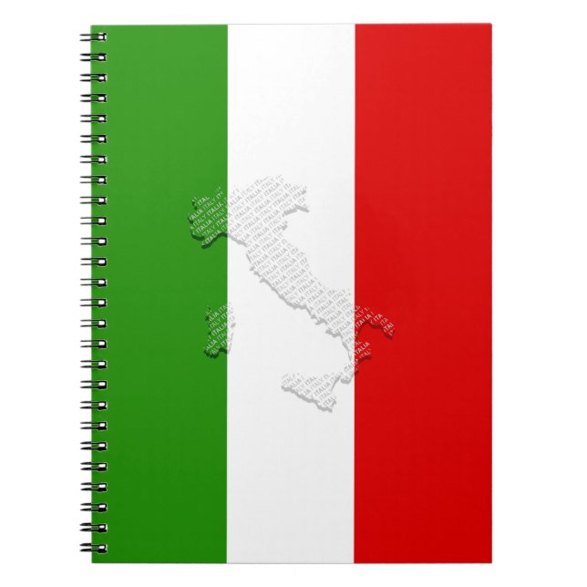 Cuaderno Bandera de Italia (Frente)